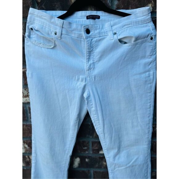 Eileen Fisher pants color white stretch denim new without tag in excellent condi - Picture 2 of 10